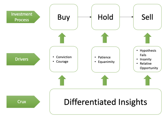 investment process, driver and crux